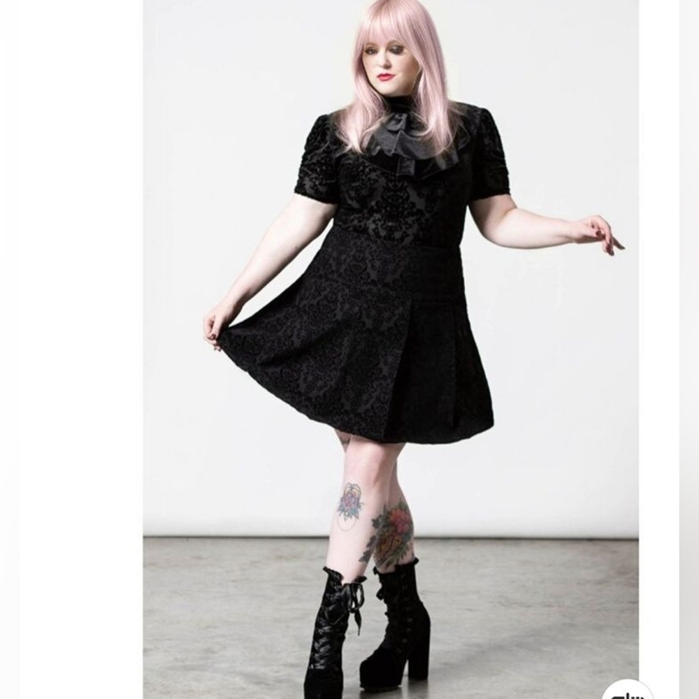 Killstar Deamonology Gothic Brocade Skirt Hot Topic Dollskill Widow Sourpus